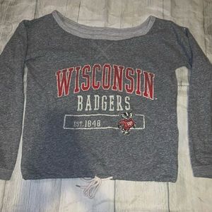 COPY - Off the shoulder small Wisconsin Badger pu…